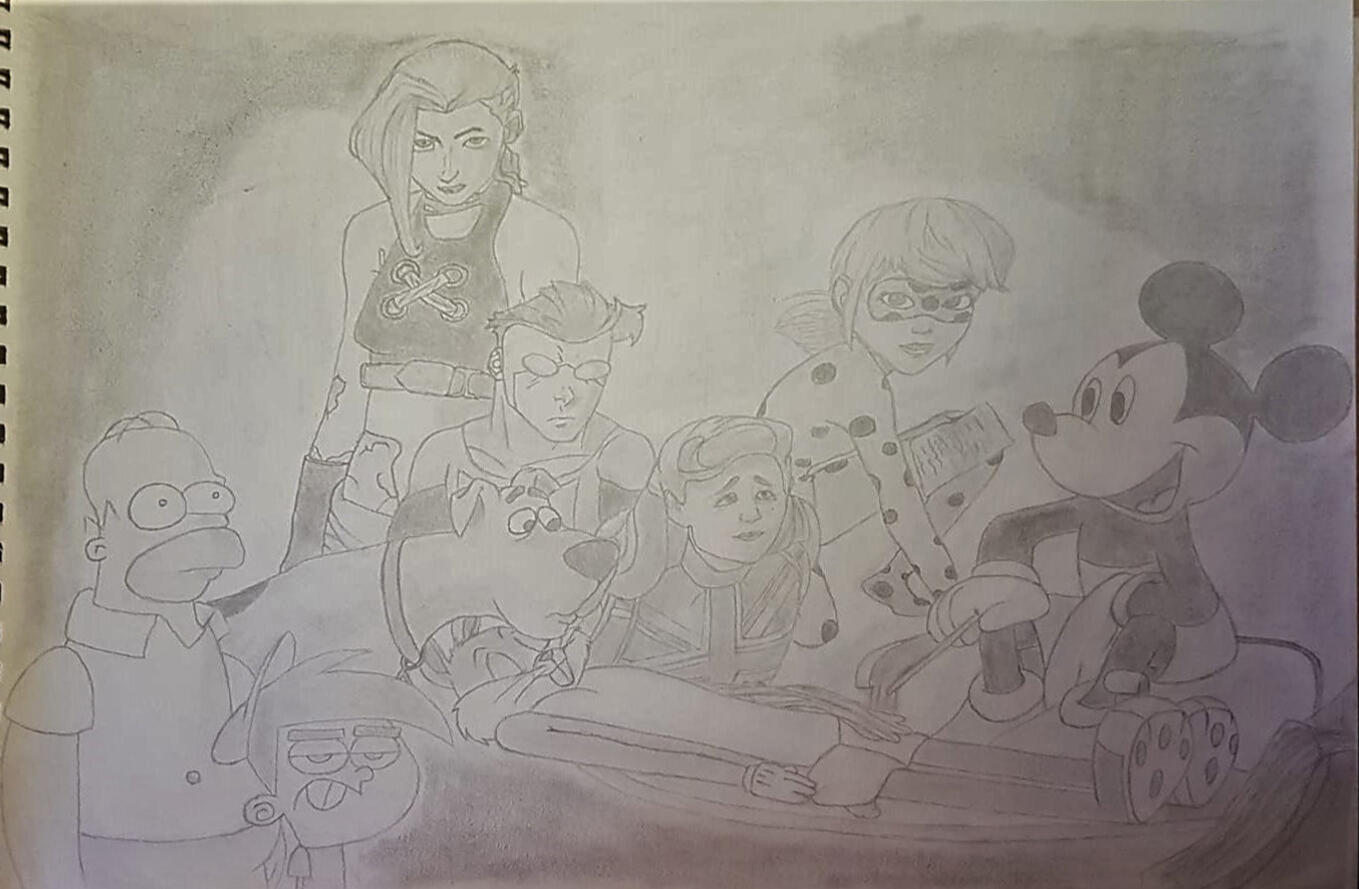 Animated Characters &amp; The Anatomy Lesson (College Project)