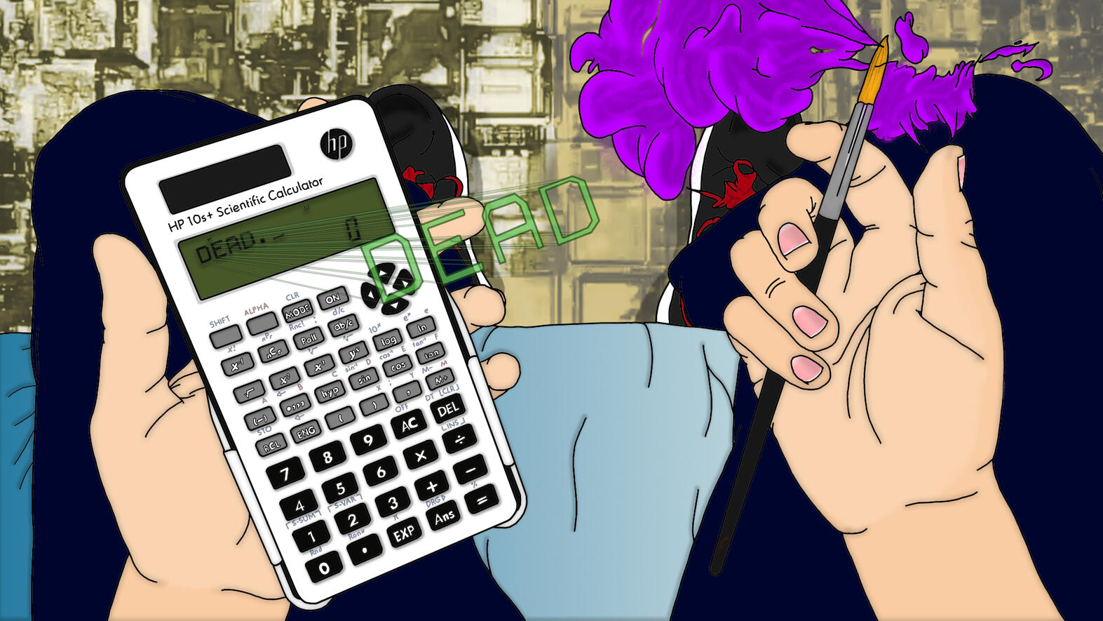 Math Or Art (Illustration for College)